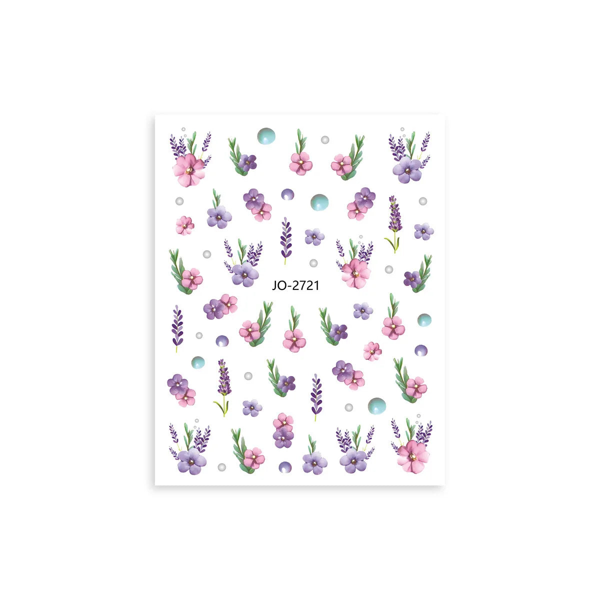 Nailpolishstore Nail Flower Stickers Colorful Adhesive Backing Chrysanthemum Bee Nail Stickers Hand Drawn Nail Art