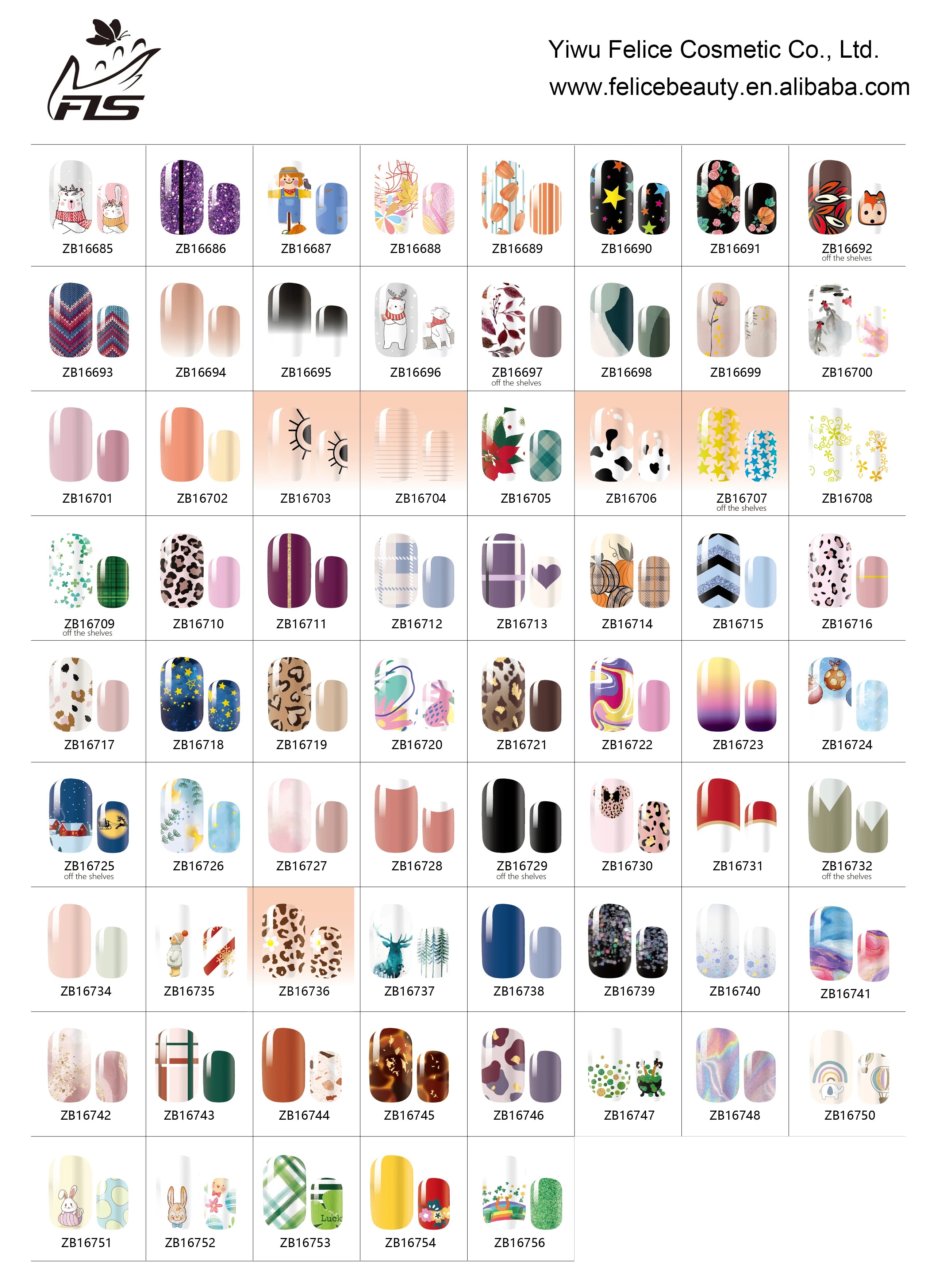 Nailpolishstore Classic Colors French Japanese DIY No Lamp Needed Nail Polish Stickers Rainbow Heart Translucent Glitter Design Nail Wraps