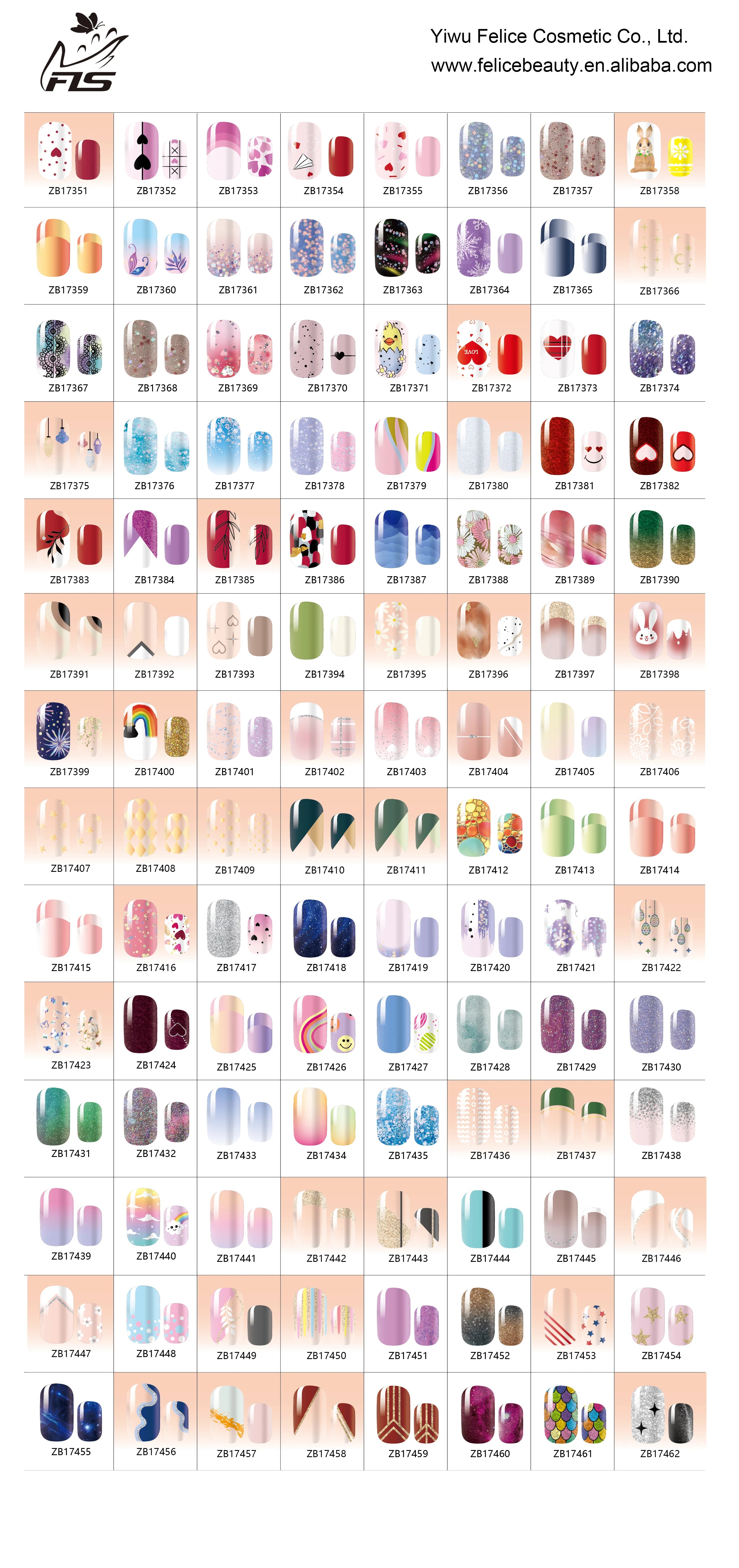 Nailpolishstore Classic Colors French Japanese DIY No Lamp Needed Nail Polish Stickers Rainbow Heart Translucent Glitter Design Nail Wraps