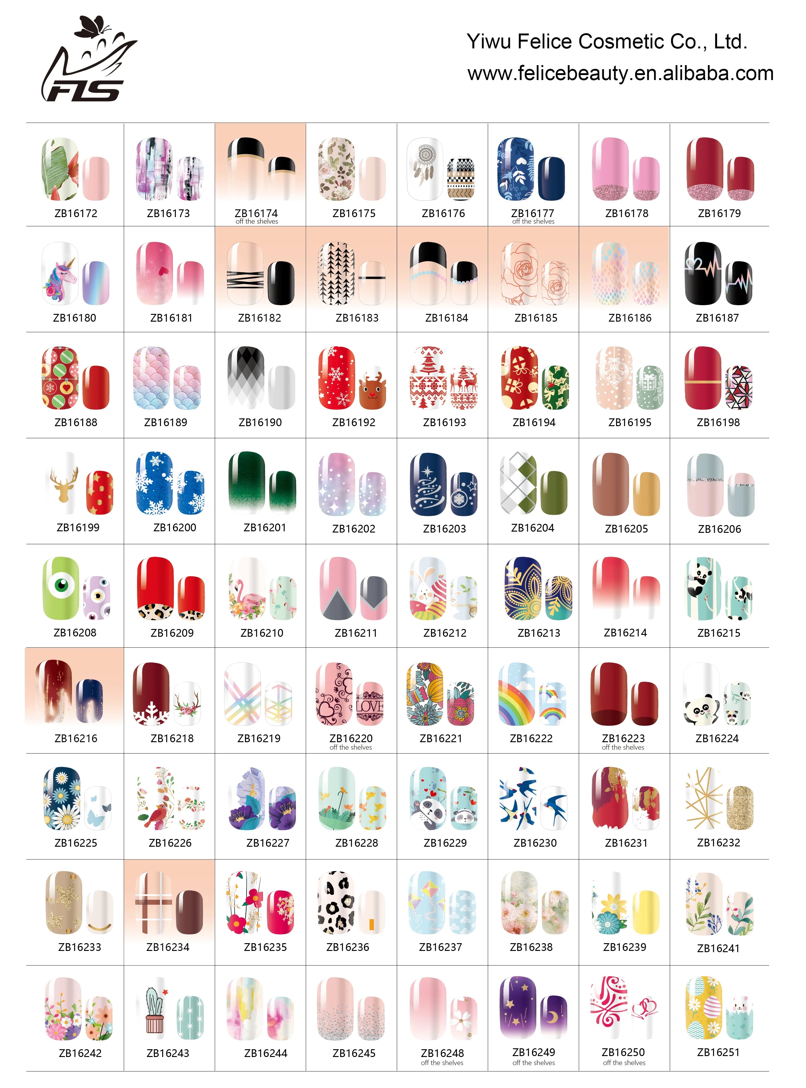 Nailpolishstore Classic Colors French Japanese DIY No Lamp Needed Nail Polish Stickers Rainbow Heart Translucent Glitter Design Nail Wraps