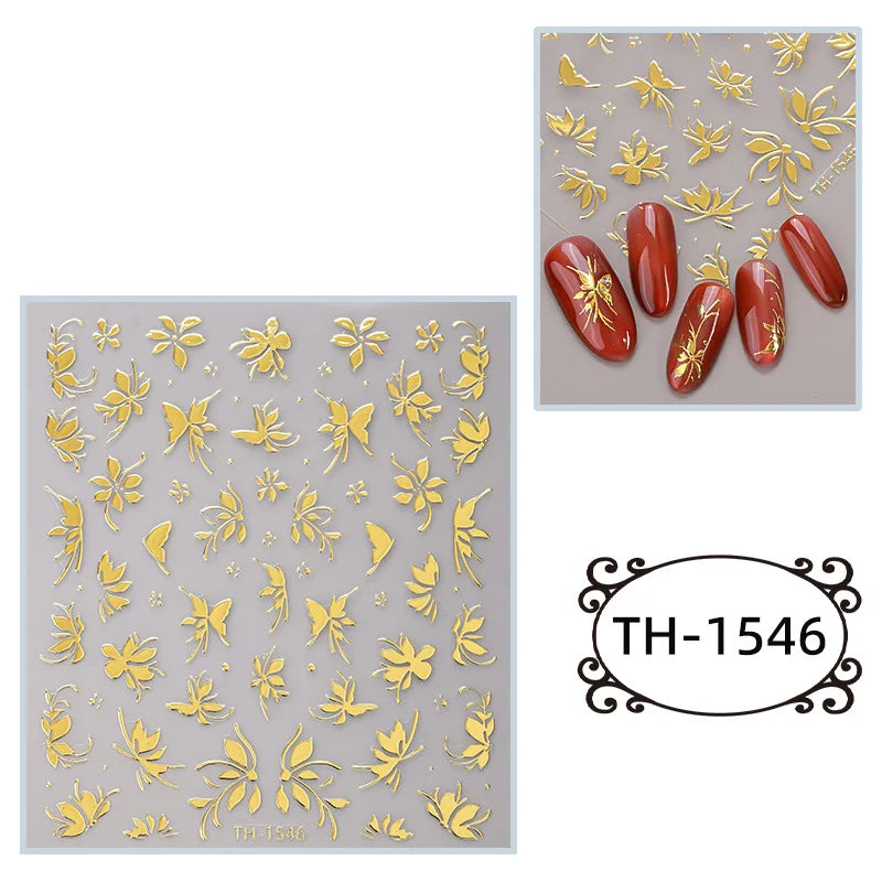 Nailpolishstore New Environmentally Friendly Non-toxic Valentine's Day Nail Art Stickers Long-lasting Nail Jewelry Decals