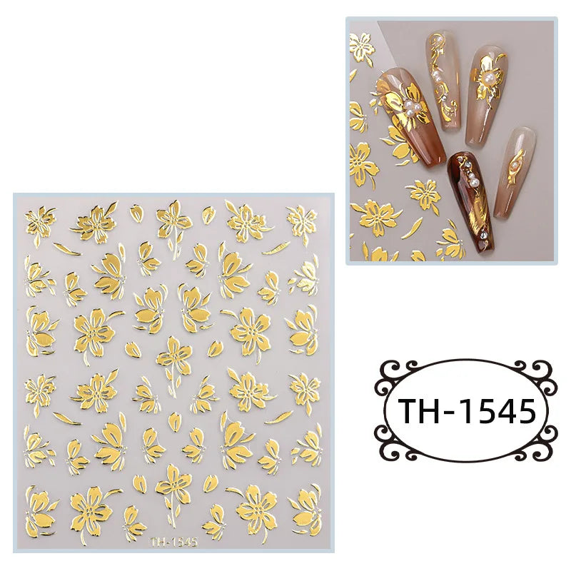 Nailpolishstore New Environmentally Friendly Non-toxic Valentine's Day Nail Art Stickers Long-lasting Nail Jewelry Decals